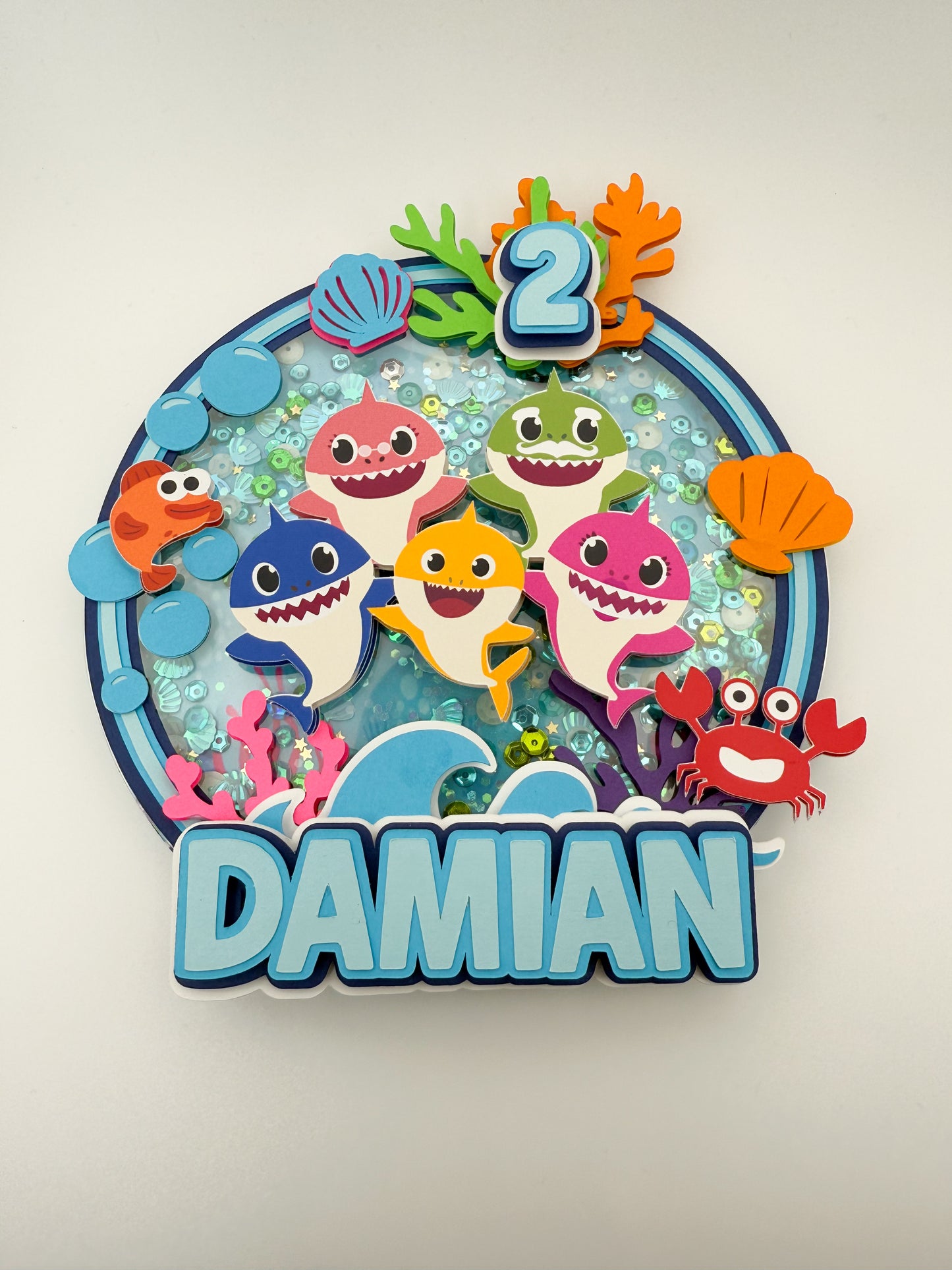 Baby Shark Cake Toppers