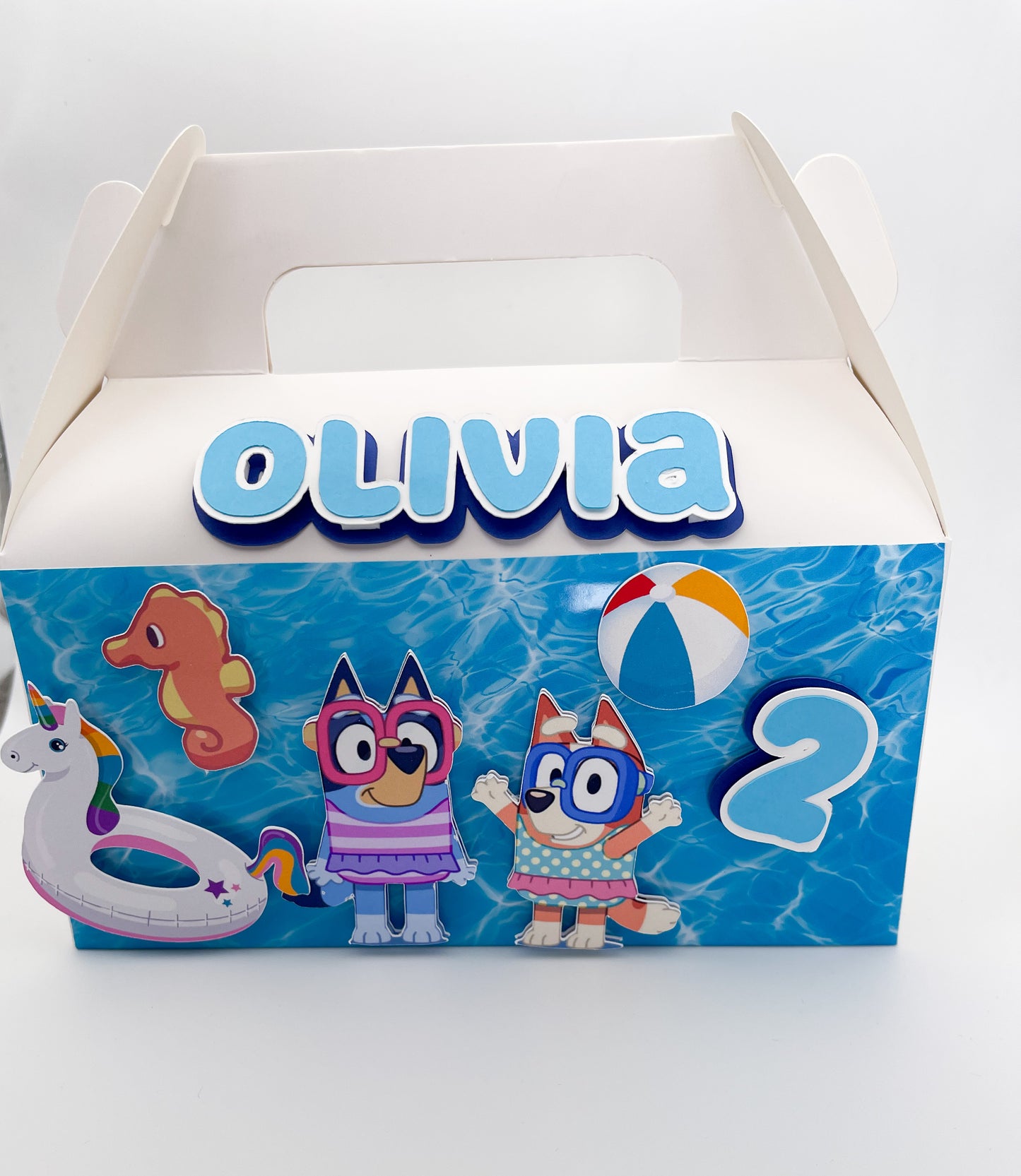 Bluey “The Beach” Gable Boxes