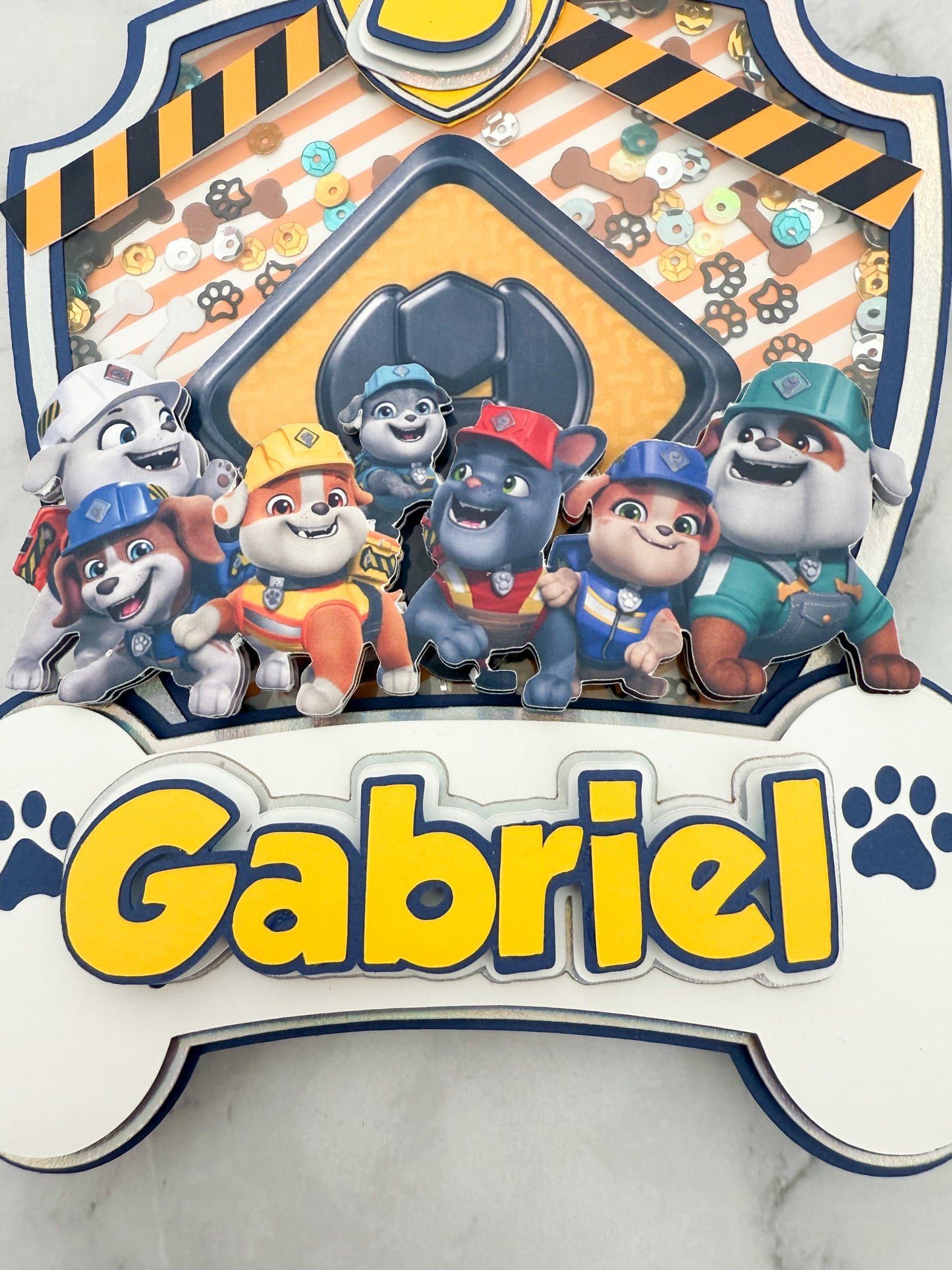 Rubble & Crew Cake Topper