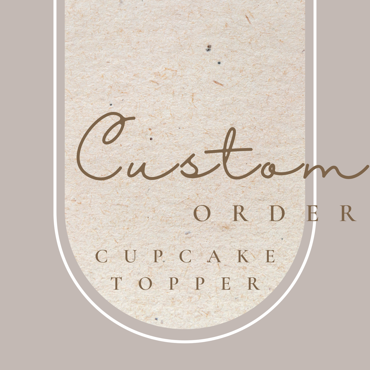 Custom Cupcake Toppers