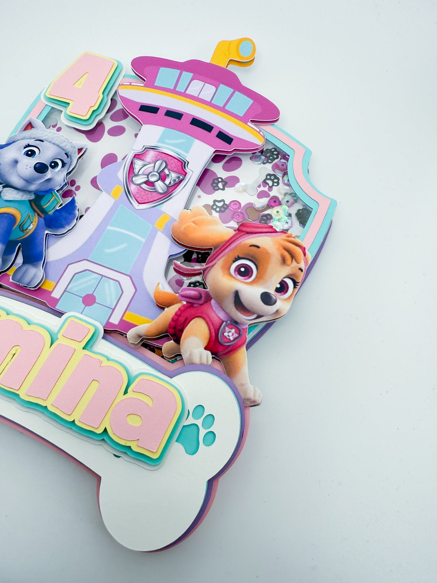 Sky & Everest Cake Topper