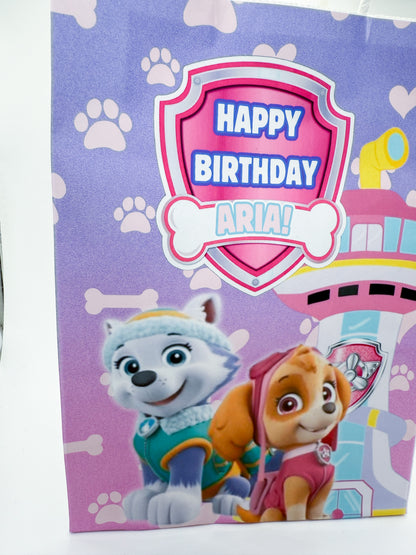 Paw Patrol Personalized Gift Bags