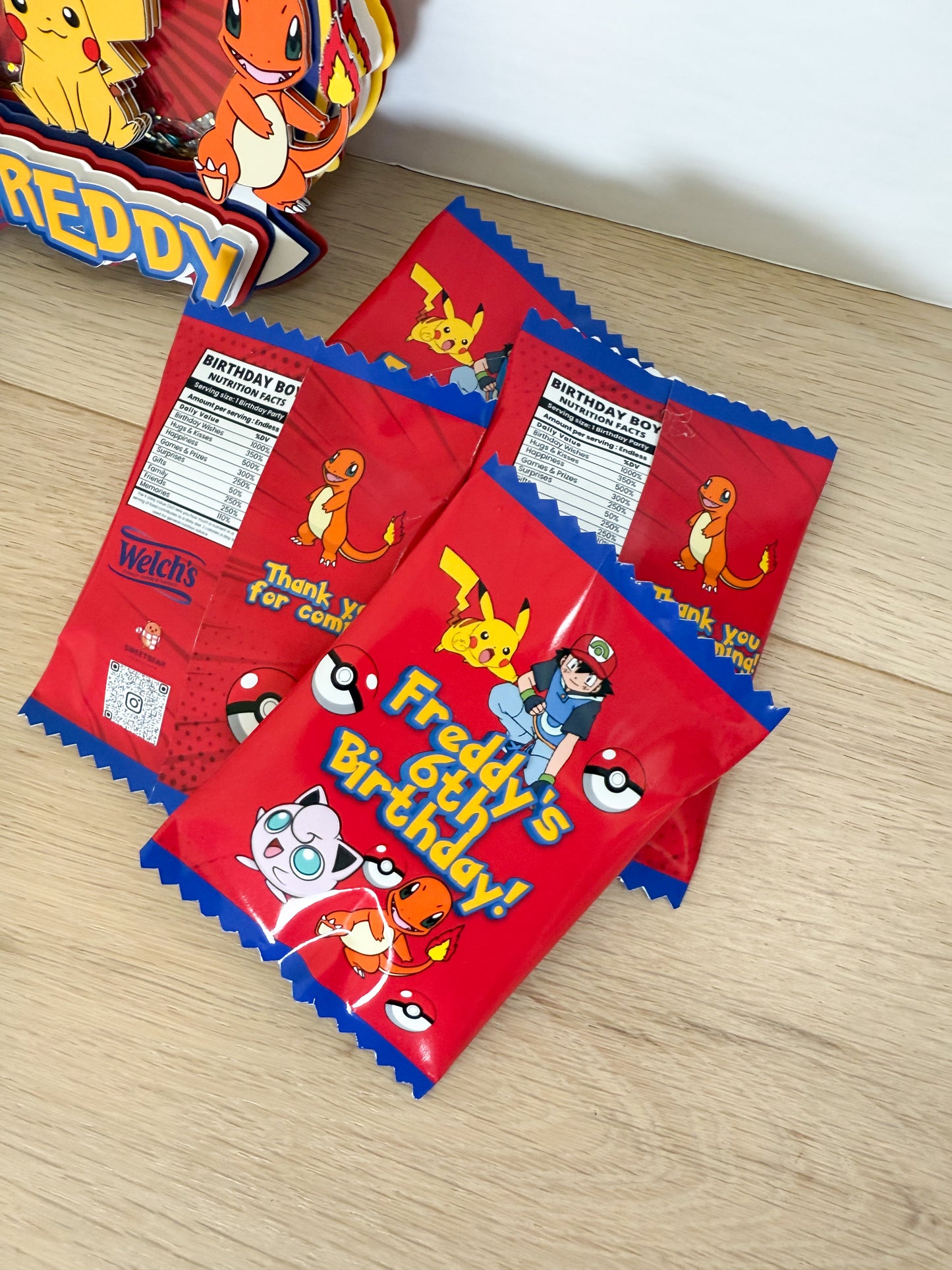 Party Favours - Snacks & Labels