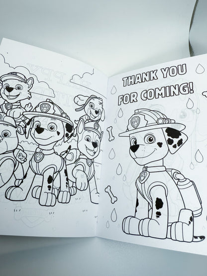 Paw Patrol Personalized Colouring Books
