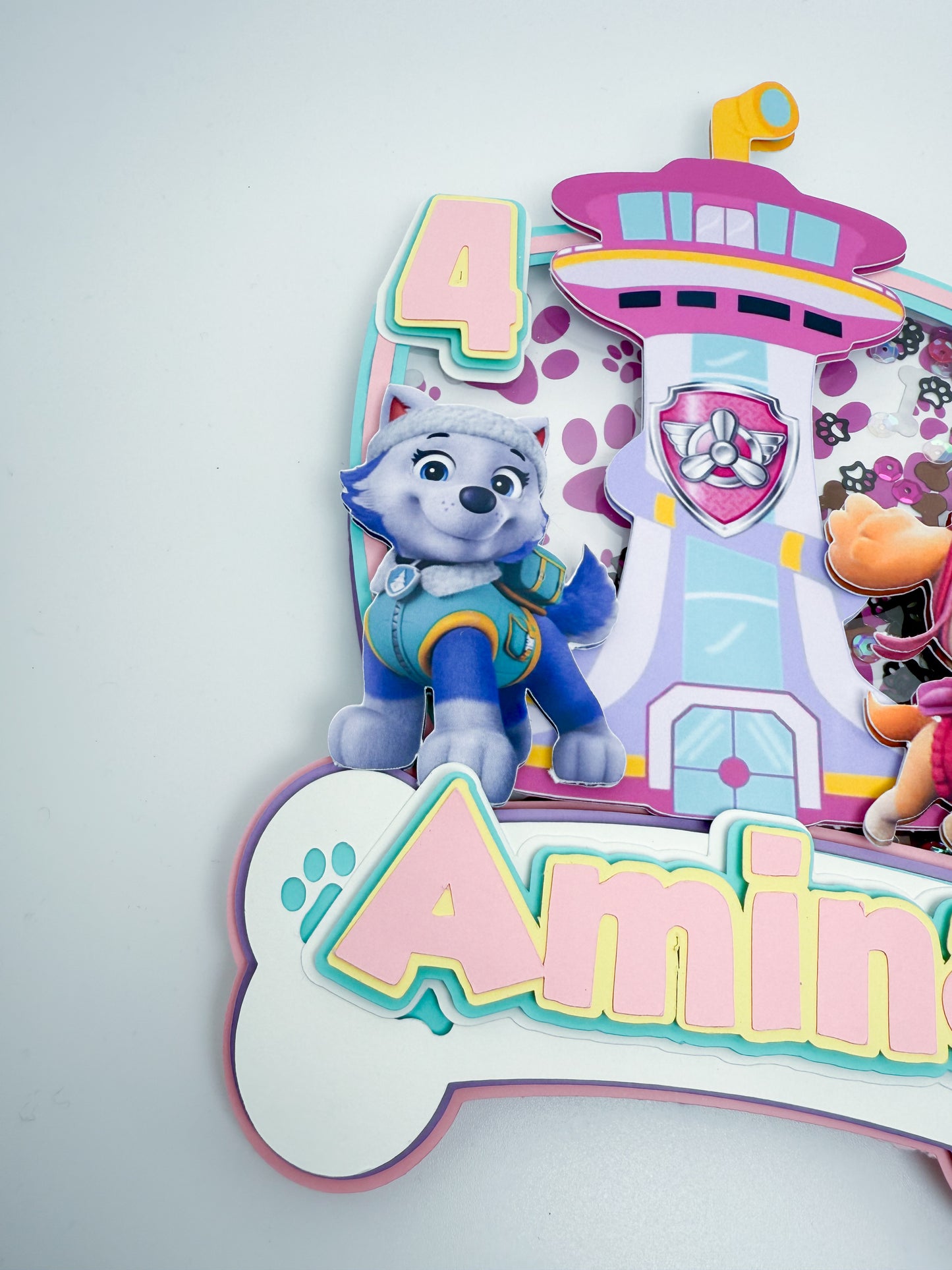 Sky & Everest Cake Topper