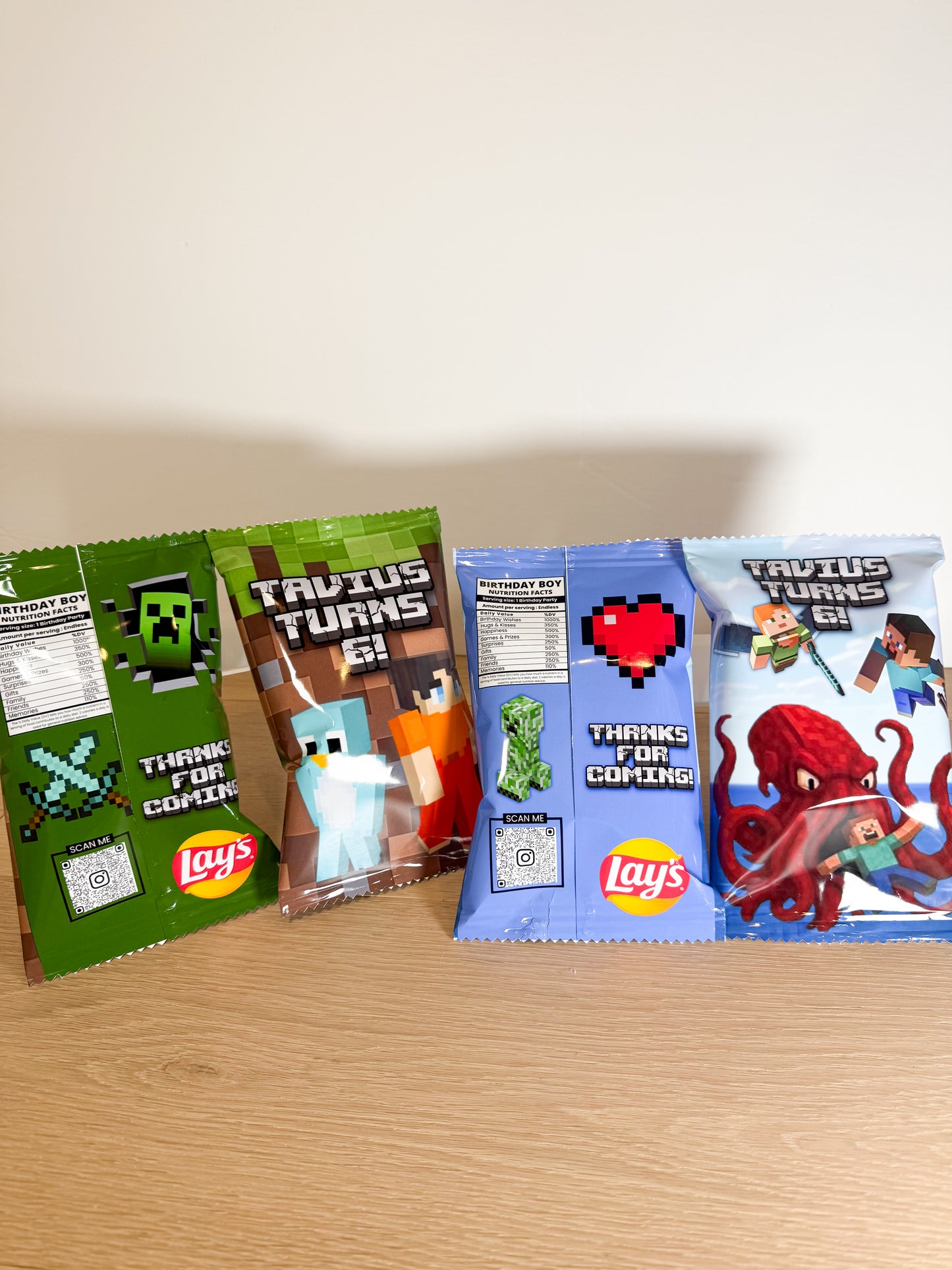 Party Favours - Snacks & Labels