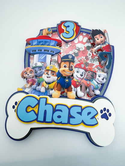 Paw Patrol Cake Topper