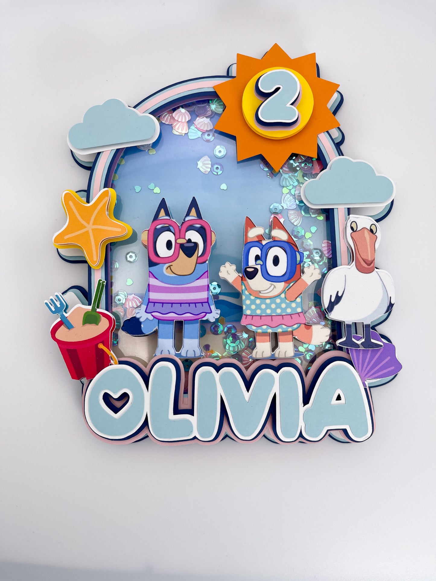 The Beach Cake Topper