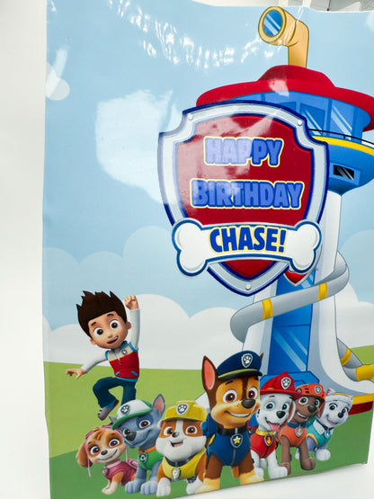 Paw Patrol Personalized Gift Bags