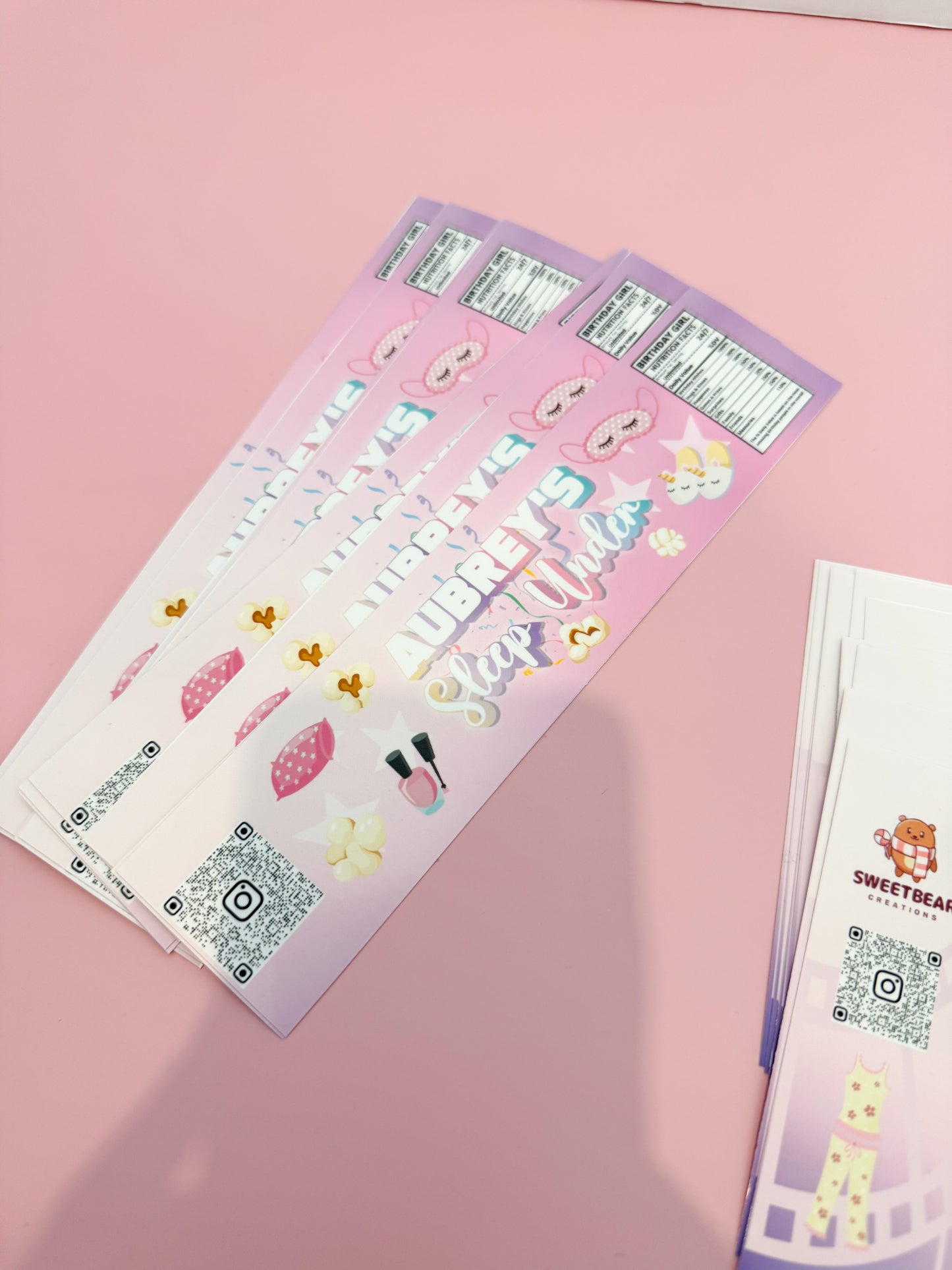 Party Favours - Snacks & Labels