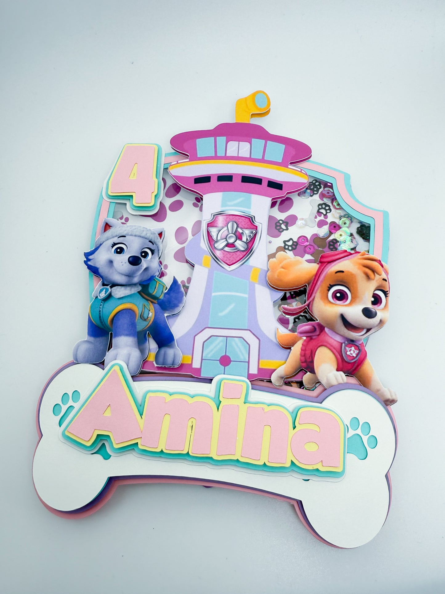 Sky & Everest Cake Topper