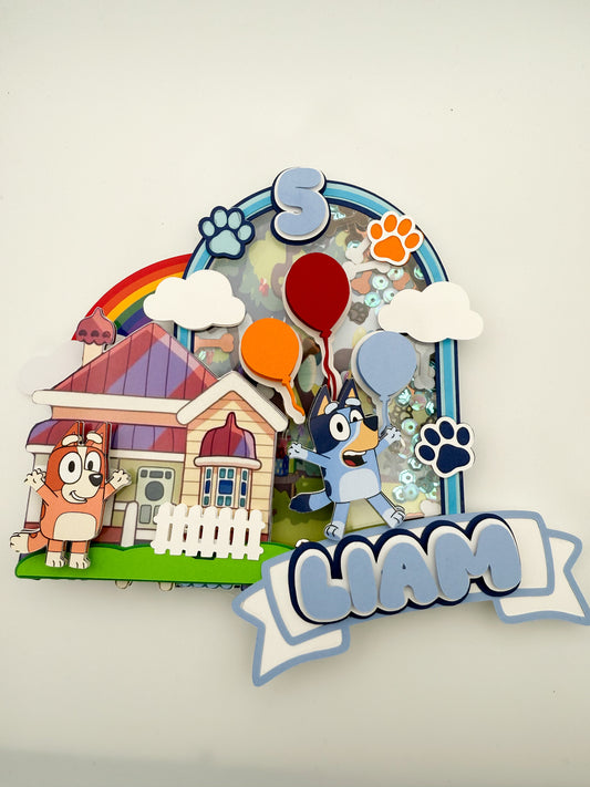 Bluey Cake Topper