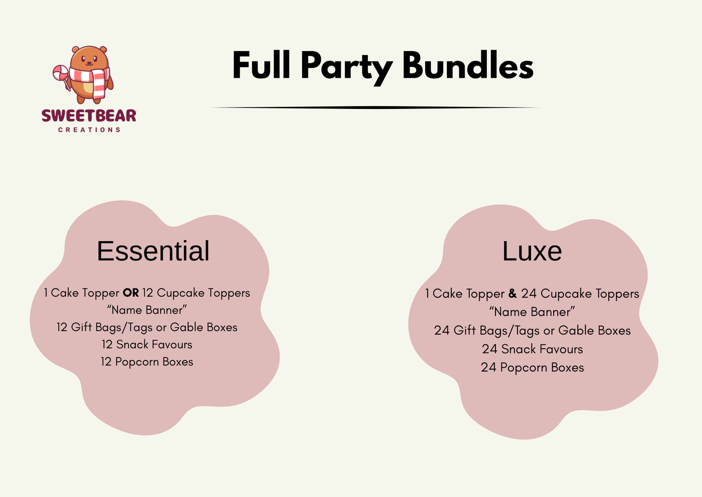 Full Party Bundles