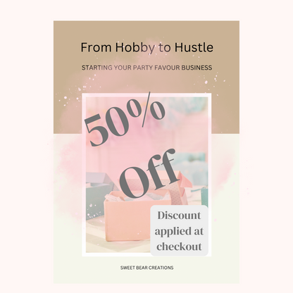 From Hobby to Hustle: Start your own Party Favour Etsy Shop